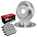 R1 Concepts Rear Brakes and Rotors Kit |Rear Brake Pads| Brake Rotors and Pads| Optimum OEp Brake Pads and Rotors WFUN1-58157