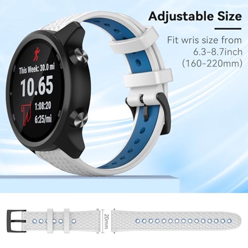 Correa silicona 20mm para reloj Garmin Vivoactive Forerunner miniatura 4