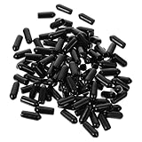 COHEALI 100pcs Headband Ending Protectors Rubber Caps for Hair Accessories Diy Crafts 0.66In Hair Clasp Replacement Parts Cushioning Narrow Headbands