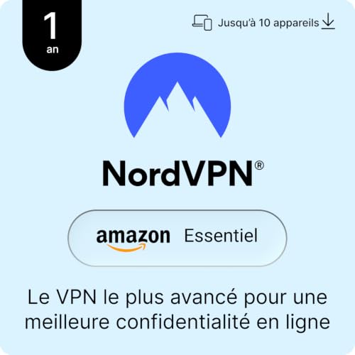 NordVPN Amazon Essentiel, 1 An...