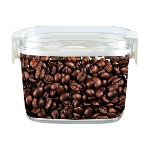 EUBEISAQI Recipiente de café al vacío | Recipiente de café portátil para guardar alimentos, almacenamiento de granos de café, recipientes de ahorro de ensalada, recipiente hermético para el hogar,
