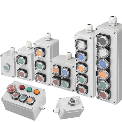 Boîtier de commande bouton de démarrage automatique et interrupteur orange