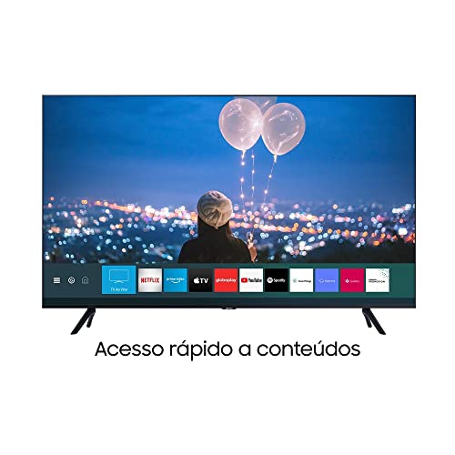 Smart TV Samsung Crystal UHD TU8000 4K 82, Borda Infinita, Visual Livre de Cabos e Wi-Fi - UN82TU800