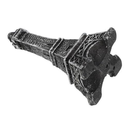 Buon regalo di souvenir: leggera e portatile, questa mini statuetta a torre funge da memorabile souvenir di viaggio o strumento educativo, condividendo la storia dell'architettura con la sua affascinante decorazione della figura della torre Eiffel, statua di mini torre, statua di torre vintage