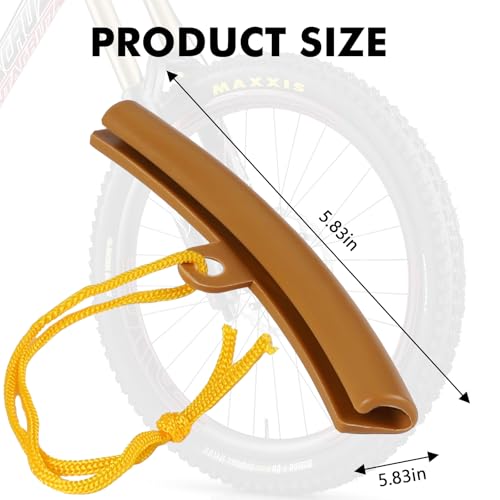 Image of 5PCS Car Tire Changing Rim Protector, Automotive Tire Changer Guard Edge Saver Tool, 5.91 Inch Wheel Rim Protector, Fixing Tyre Rim Protective Cover for Car Motorcycle Bike (Yellow)