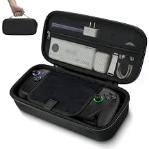 G-STORY Large Capacity Carrying Case for ROG XBOX ALLY X&ROG XBOX ALLY 7" 2025 Handheld, Hard EVA Travel Bag Gaming PC Console, Storage Pouch with Battery Bank Cable Pocket & Accessories Compartment
