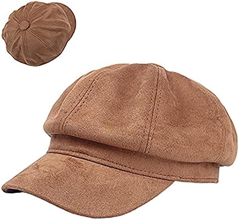 Velvet Newsboy hat Vintage Visor Beret Cap Octagonal Gatsby Ivy Baker Boy Hats Adele Lydia Cap Coffee