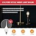 Creative Hobbies® Silicone Dipped, Country Style, Electric Candle Lamp Chandelier Light Bulbs, 7 Watt Incandescent, Individually Boxed - 10 Pack
