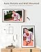 FRAMEO 15.6 Inch 32GB WiFi Large Digital Photo Frame 1920 * 1080 IPS FHD Touch Screen Smart Digital Picture Frame, Wall Mountable, Auto-Rotate,Share Instantly, Birthday Gifts for Women, Mom