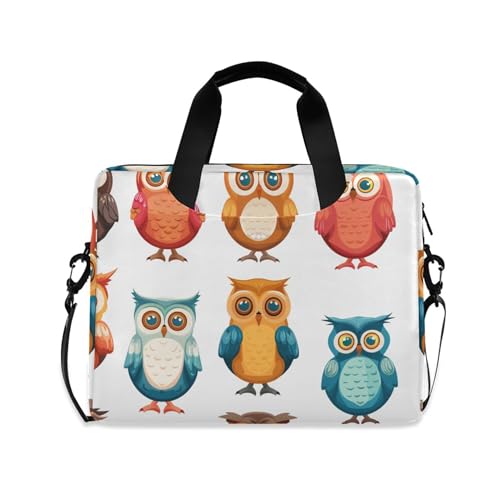 Funda para portátil con diseño de búho, varios tamaños