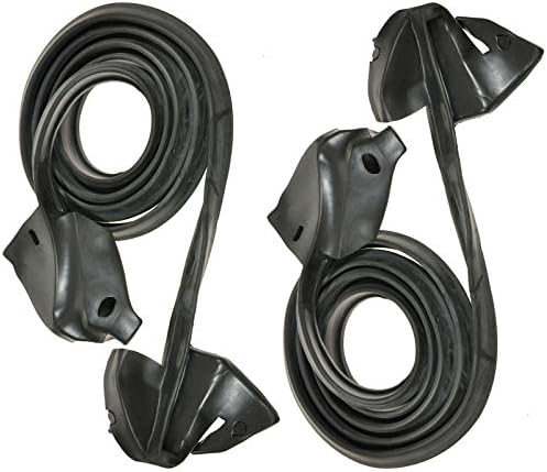 Par de sellos de puerta convertibles y de 2 puertas con techo rígido compatible con Buick Cadillac Chevy Pontiac Old