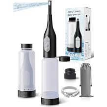 ONTHEWEI Handheld Electric Portable Travel Bidet, Pocket-Sized with Dual Pressure Modes, 360 Nozzle, IPX7 Waterproof & USB-C Rapid Charge for Postpartum Care & Personal Hygiene for Men & Women