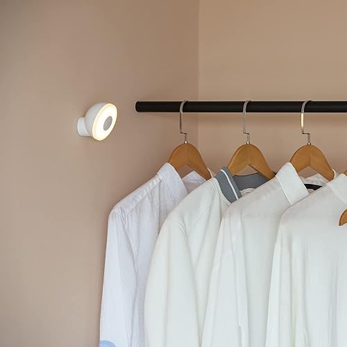 Miniatura 2 de XIAOMI MI - Luz nocturna activada por movimiento 2 - Bluetooth, luz amarilla cálida de 2800 K, sin parpadeo visible, sin luz azul dañina, 3 pilas AA