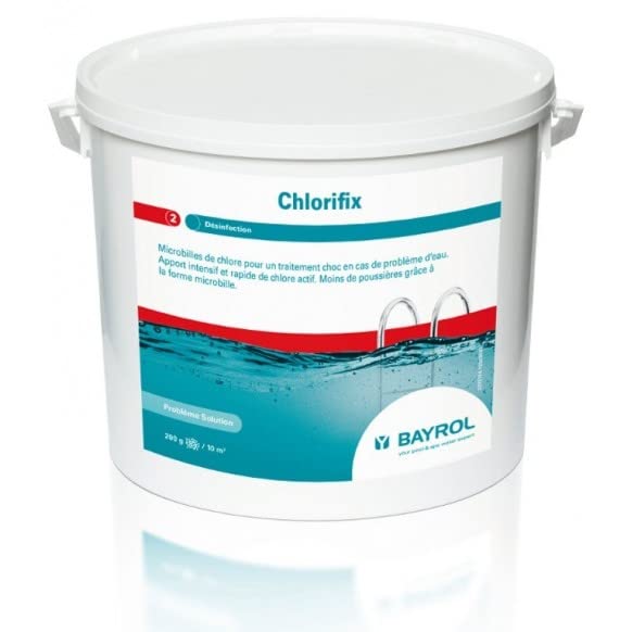 Chlore choc Bayrol Chlorifix Traitement de l'eau - 10 kg