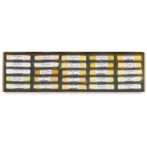 Mount Vision Pastel Company 25-Piece Yellow Set