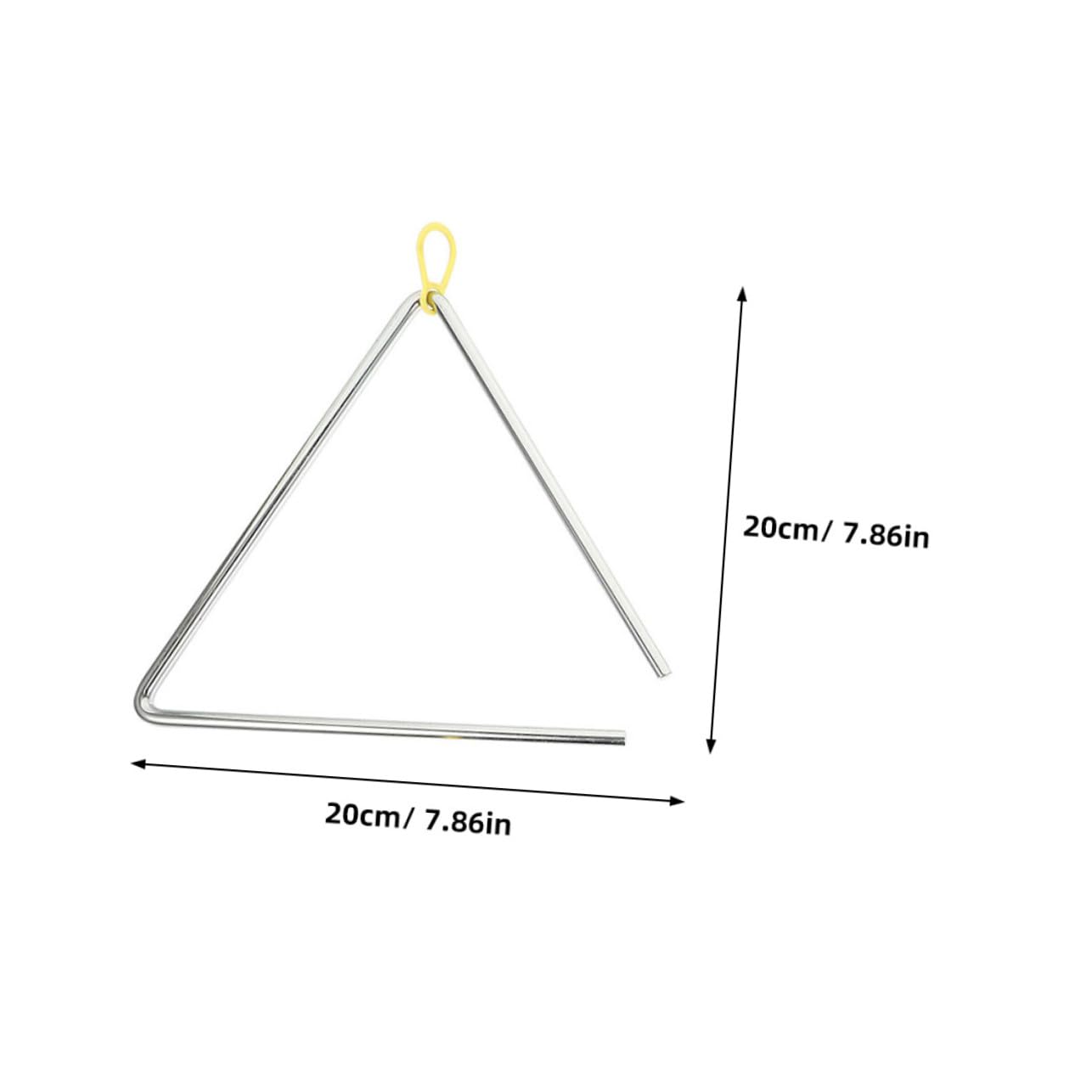 Campana Triangular de Metal para Niños, 5 Juegos de Hierro