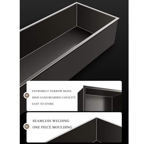 Niche de douche LED encastrée meuble horizontal blanc étagère murale