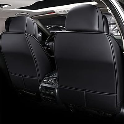 Car Seat Cover Compatible with LR2 Full Coverage Breathable and Waterproof Car Seat Cushion Full Set of Car Interior Accessories Black Full Set(MH52)