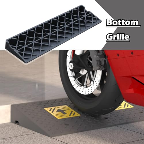 Rampa de Umbral Plástico y Goma para Moto y Auto 10cm miniatura 4