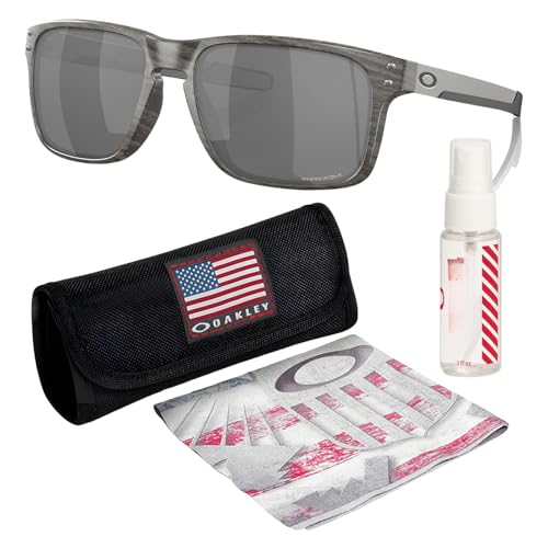 Oakley OO9384 HOLBROOK MIX – Polarized/Non-Polarized - Rectangle Sunglasses with Official Eyewear Kit Bundle