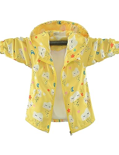 Lightweight Jacket for Girls Kids & Toddler II Girls'Print Water-Resistant Jacket2