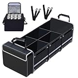 Daladen Organizador Cajuela Auto, Plegable Organizador de Cajuela, Cajuela con Nevera para Bebidas,Car Organizer, 94L/24L