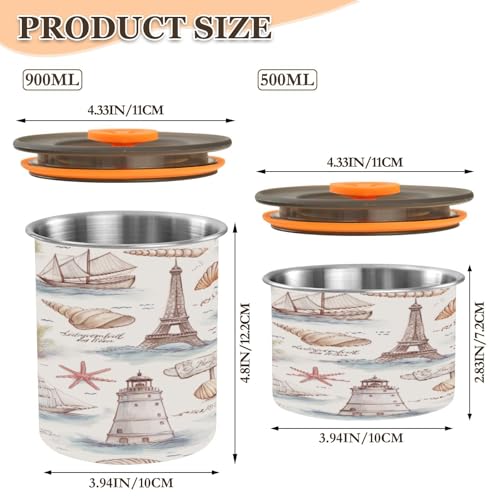 Envase para café ATTX acero inoxidable 500 ml miniatura 2