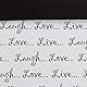 Pioneer Photo Albums B-1BW Fotoaufbewahrungsbox, „Live, Laugh, Love“-Design