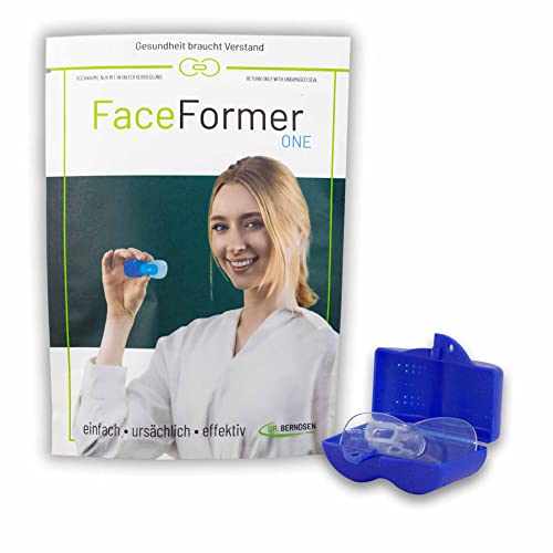 FaceFormer ONE clear Trainings-App kostenlos Ursächlich wirksam bei Schlafstörungen CMD Zähneknirschen Schmerzen an Kiefer und Nacken Schnarchen und Schlaf-Apnoe Original Dr. Berndsen