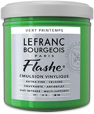 Lefranc Bourgeois Acrylic Vinyl Emulsion, White, 10.2 x 10.2 x 13.7 cm