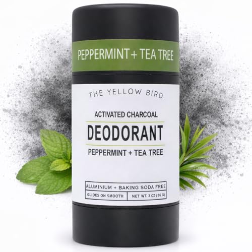 Charcoal Deodorant with Tea Tree and Peppermint