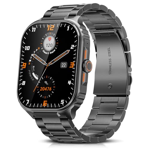 �X�}�[�g�E�H�b�` iPhone �A���h���C�h �Ή��A2.01�C���`���� Bluetooth�ʘb Line���b�Z�[�W�ʒm 110+�^�����[�h IP68�h�� �J�������� ���y���� �����A�V�X�^���g �����ʌv �����v �r���v �ڊo�܂����v �V�C�\�� 160+��