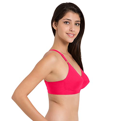 Image of SOUMINIE Women s Cotton Non Padded Full Coverage Everyday Bra | Pack of 3 |