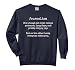 Journalism Definition Gift for Journalist Newspaper Reporter Comfort Colors Adult Sweatshirt