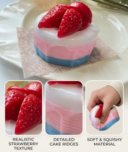 Image of 2Pcs Cheese Squishy, Taba Squishy, Dumpling Squishy-Stretchy Food-Shaped Sensory (pink2)