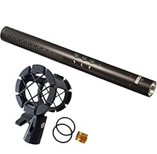 Rode NTG-4 Directional Microphone + Keepdrum PCMH1 Microphone Mount Frequency response: 20 - 20,000 Hz Requires phantom power Includes tripod clamp RM5, WSNTG4 foam wind protection, transport case + Keepdrum PCMH1 microphone holder