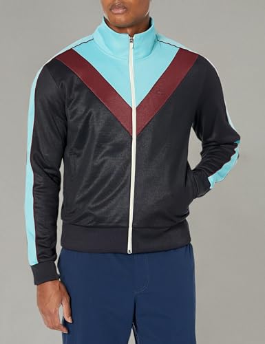 Lacoste Men's Full Zip Color Block Front Pocket Sweatshirt3