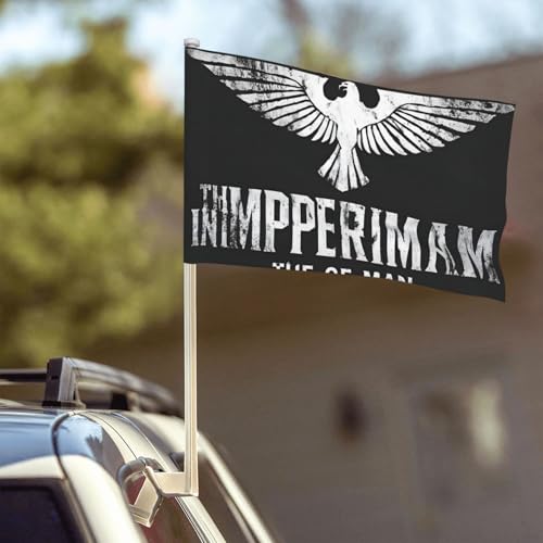 Imperium of for man garden Carflags 12x18 Inch Car Window Decor,Waterproof Car Window Flags Double Sided Window Clip Fade Proof Window Clip Flag (Without Flagpole）
