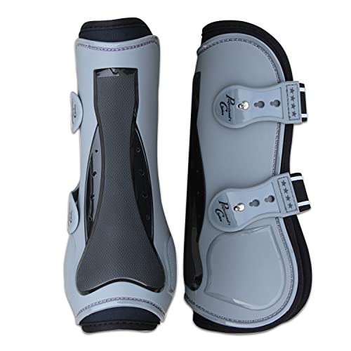 Professional's Choice Pro Performance Show Jump Boots | Front Pair | Charcoal | Universal Size