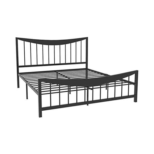 Household Products Folding Bed Easy Storage Bed Frames Modern Metal Bed Frame Simple Princess Style Household Children's Single Double Bedroom Bed Anti rust and Non flaking Paint Bearing Capacity U
