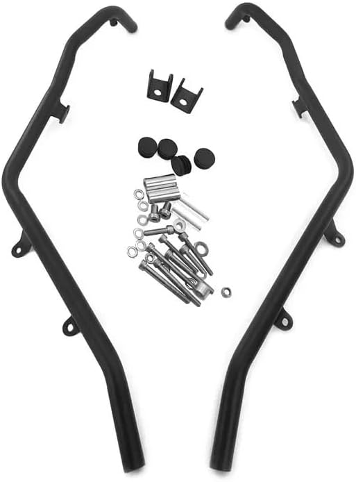 Engine Guard Crash Bars Motorcycle Engine Guard Crash Bar Frame Protection Bumper Stunt Cage Protector Anti-Fall Kit for ADV350 2024-2025 Motorbike Crash Bar Bumper