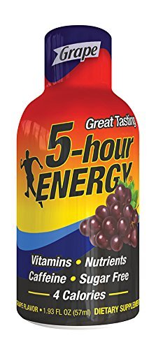 5 Hour Energy Energy Shots, Grape, 12 pk by 5 Hour Energy
