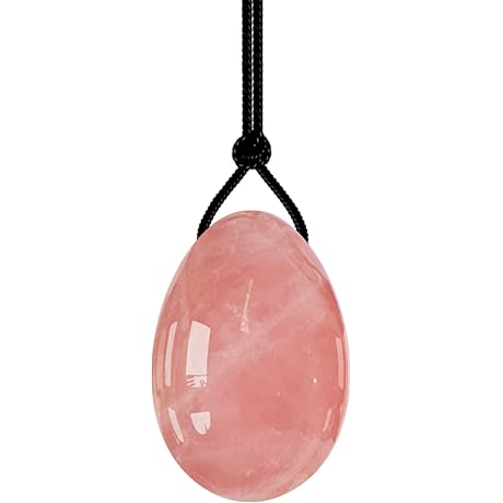 40X25mm Kegel Weights for Intimate Wellness (Rose Quartz Eggs)