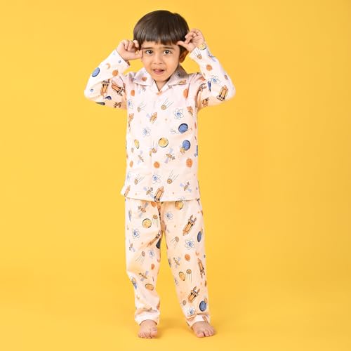 Image of Jam & Sugar Boys Cotton Printed Night Suit Set