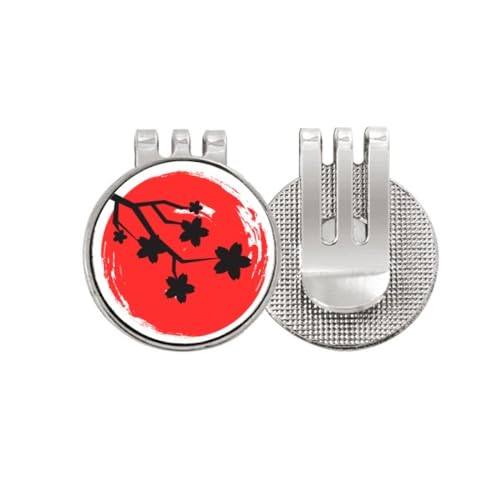 Marqueur de balle de golf émail motif japonais, le cadeau idéal pour golfeur