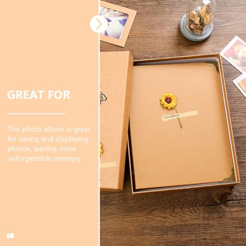 Album photo portable kraft vintage : gardez vos plus beaux souvenirs