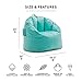 Big Joe Milano Beanbag Chair Mint Plush