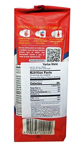 Taragui Yerba Mate with Stems 1 kg (2.2 lbs) 2 Pack