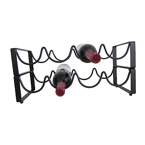 Soporte para botellas de vino en alambre para 4 botellas miniatura 1