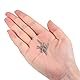 sourcing map 20Stk. 1x12mm Passstifte 304 Edelstahl Rundkopf Flachbefestigungselemente